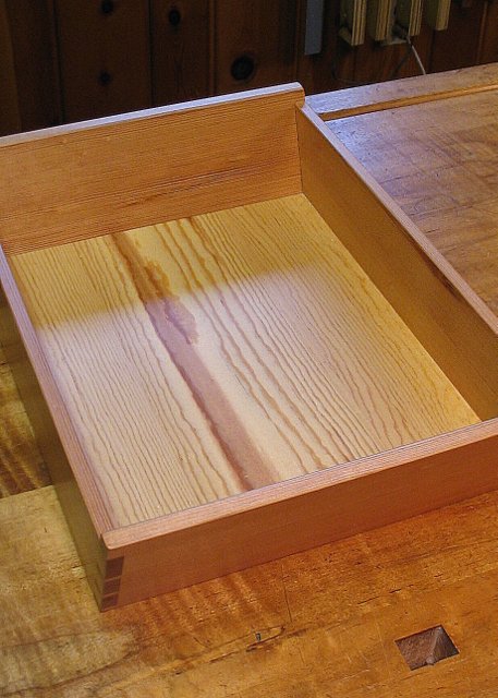 New Box Flaring Dovetails Bottom